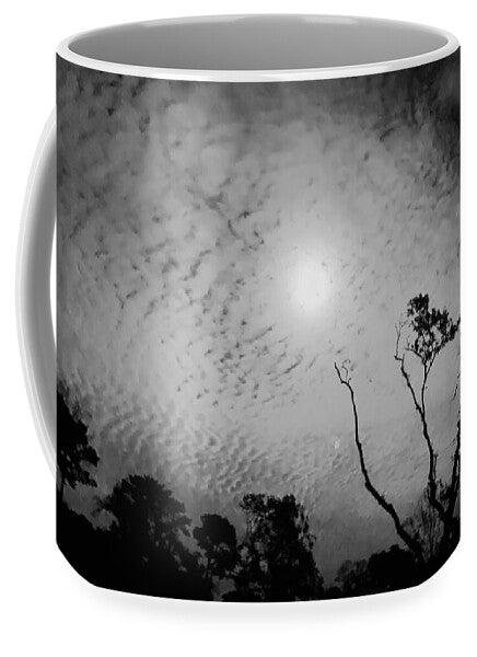 Moonlit Night with Silhouetted Trees - Mug