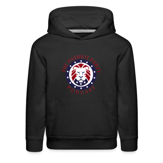 Kids‘ TPPP Official Logo Premium Hoodie - black