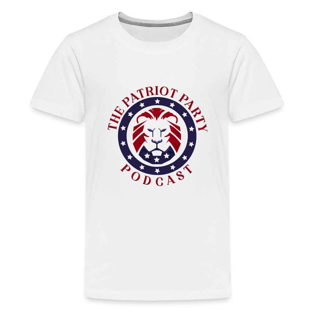 Kids' TPPP Official Logo Premium T-Shirt - white