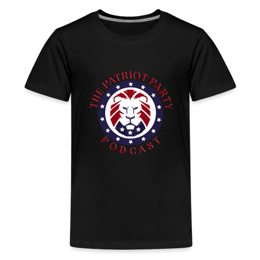 Kids' TPPP Official Logo Premium T-Shirt - black