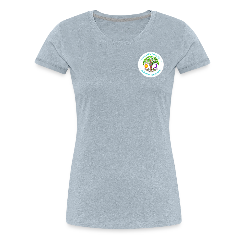 Mama H's Women’s Premium T-Shirt - heather ice blue