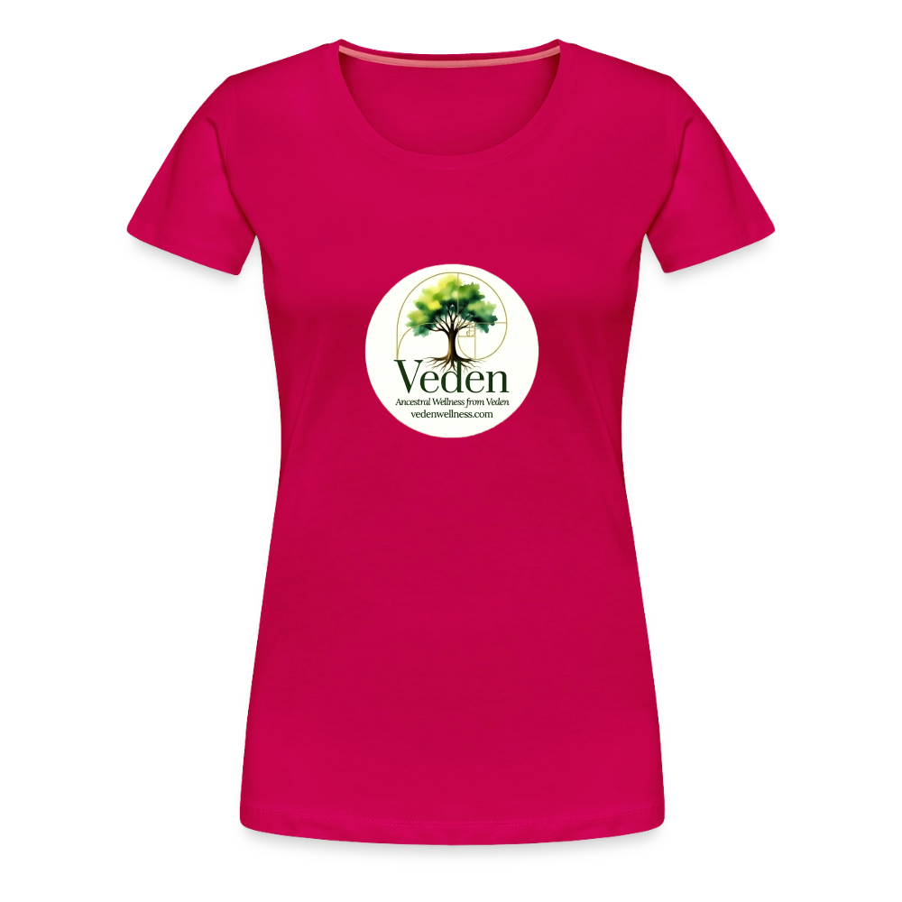 Veden Women’s Premium T-Shirt - dark pink