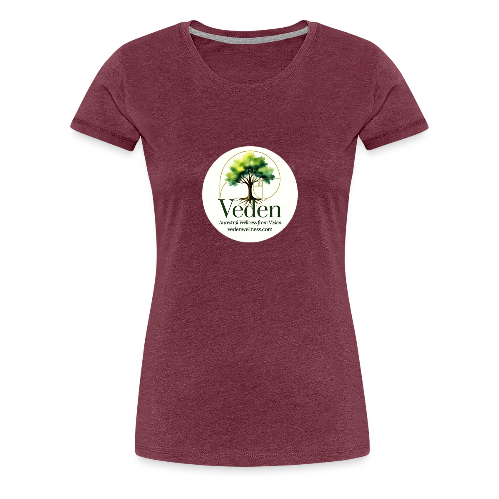 Veden Women’s Premium T-Shirt - heather burgundy