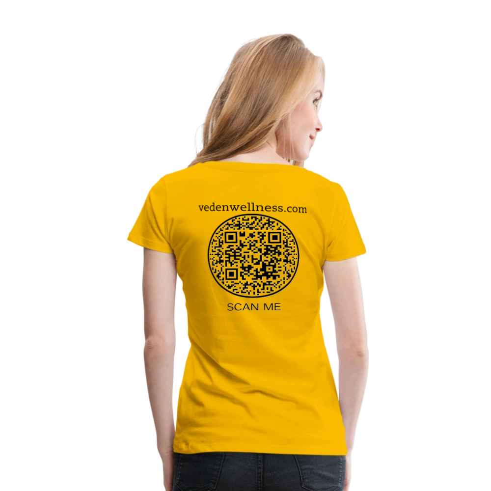 Veden Women’s Premium T-Shirt - sun yellow