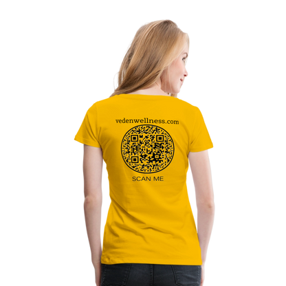 Veden Women’s Premium T-Shirt - sun yellow