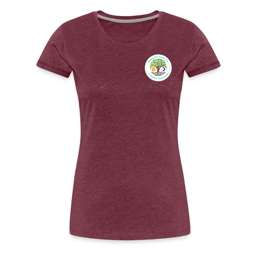 Mama H's Women’s Premium T-Shirt - heather burgundy