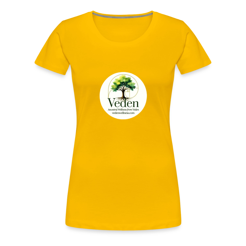 Veden Women’s Premium T-Shirt - sun yellow