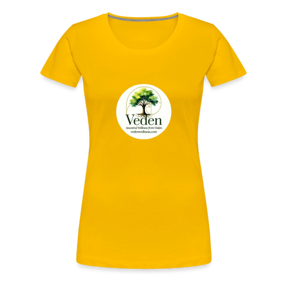 Veden Women’s Premium T-Shirt - sun yellow