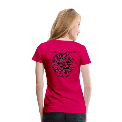 Veden Women’s Premium T-Shirt - dark pink