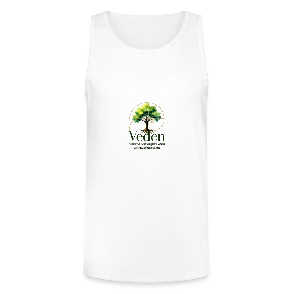 Veden Unisex Tri-Blend Organic Tank - white