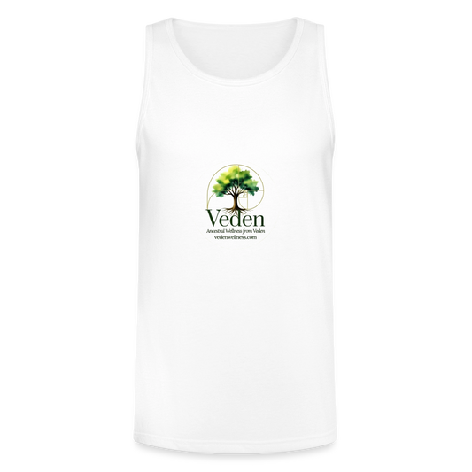 Veden Unisex Tri-Blend Organic Tank - white