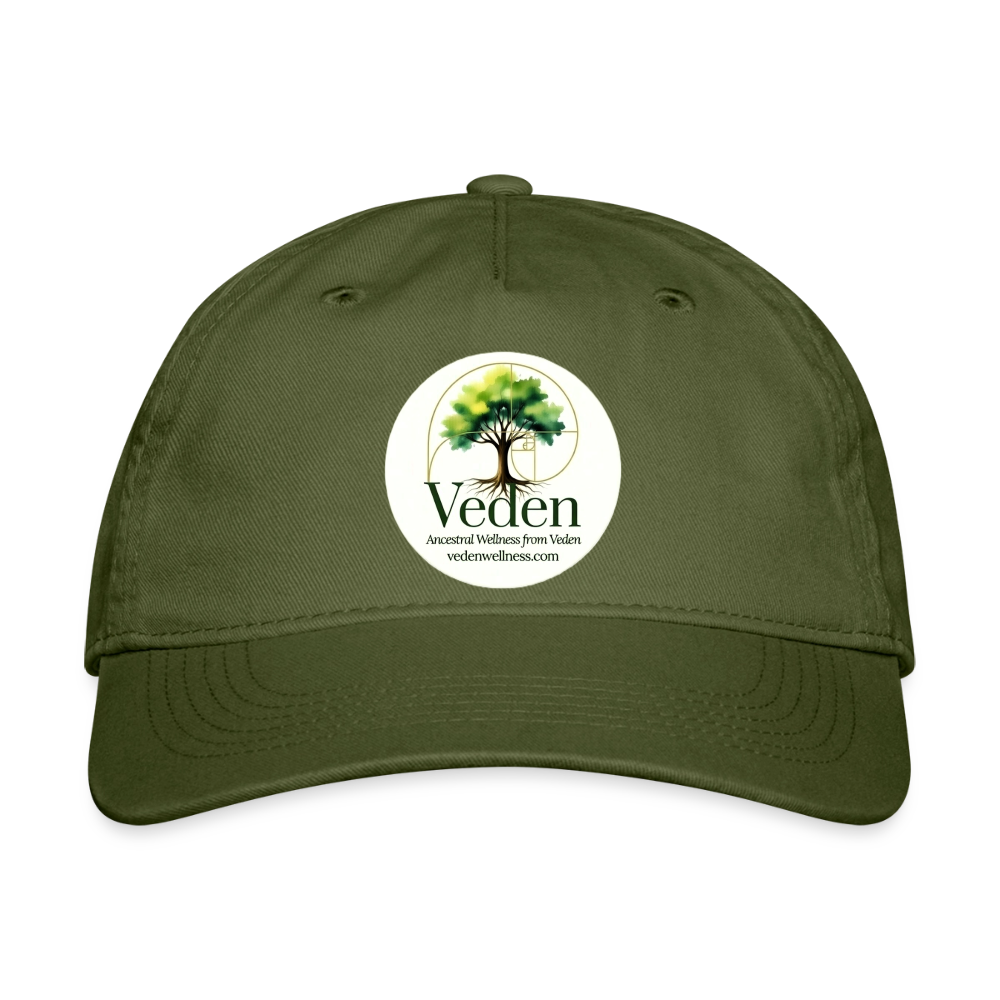Organic Baseball Cap - olive green