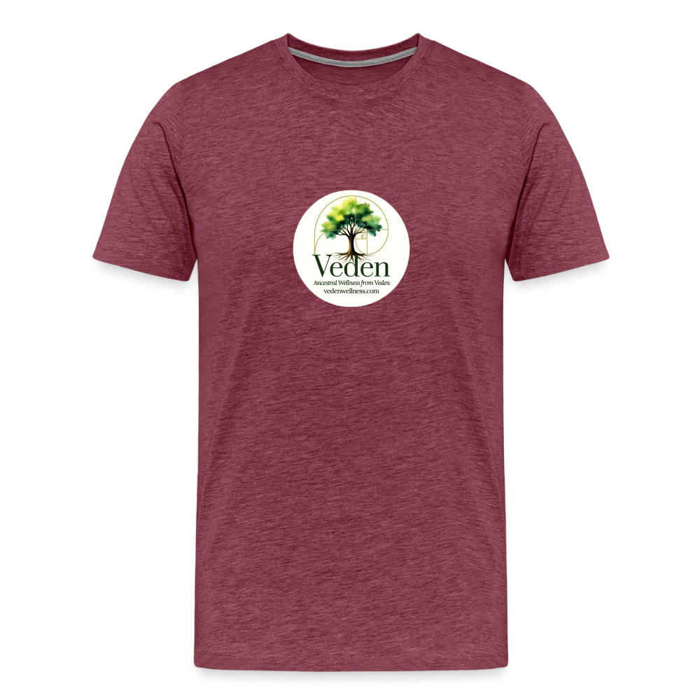 Veden Men's Premium T-Shirt - heather burgundy