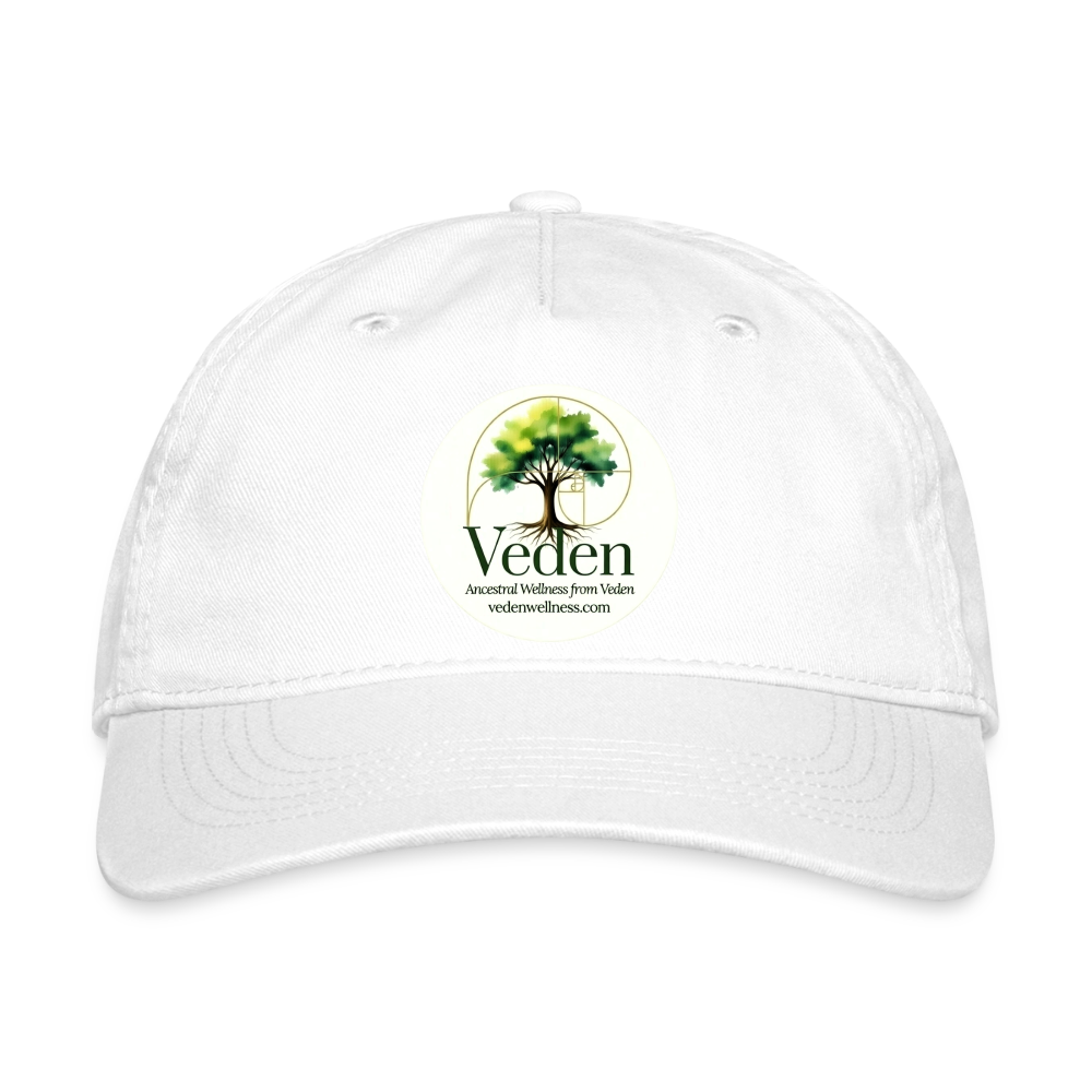 Organic Baseball Cap - white