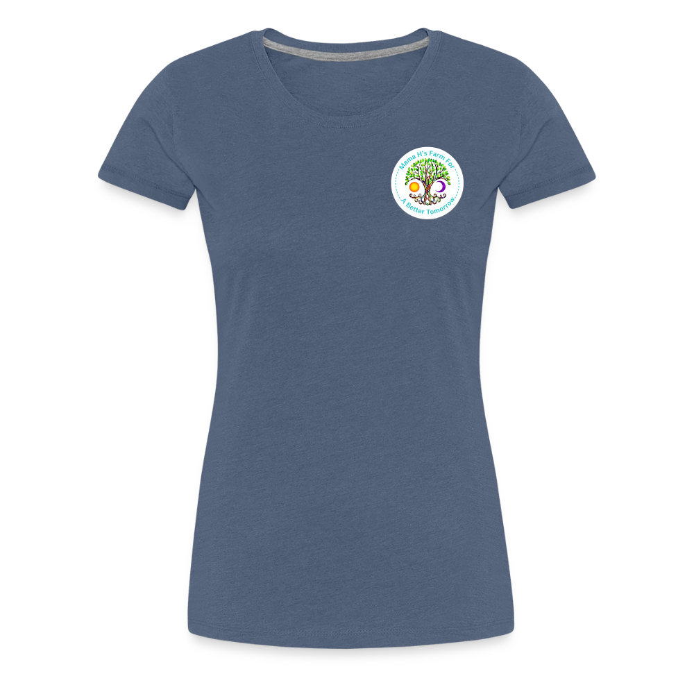 Mama H's Women’s Premium T-Shirt - heather blue