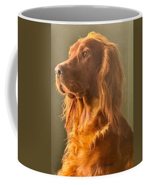 Aine the Regal Irish Setter - Mug