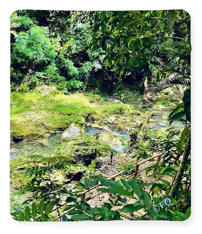 Lush Jungle Stream - Blanket
