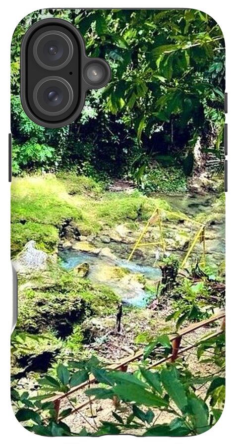 Lush Jungle Stream - Phone Case