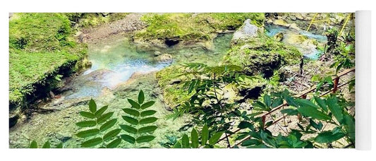 Lush Jungle Stream - Yoga Mat