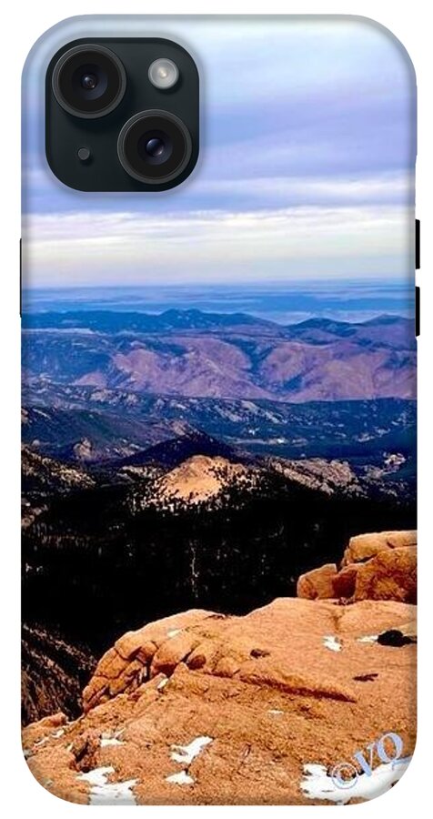 Majestic Mountain Panorama at Dawn - Phone Case