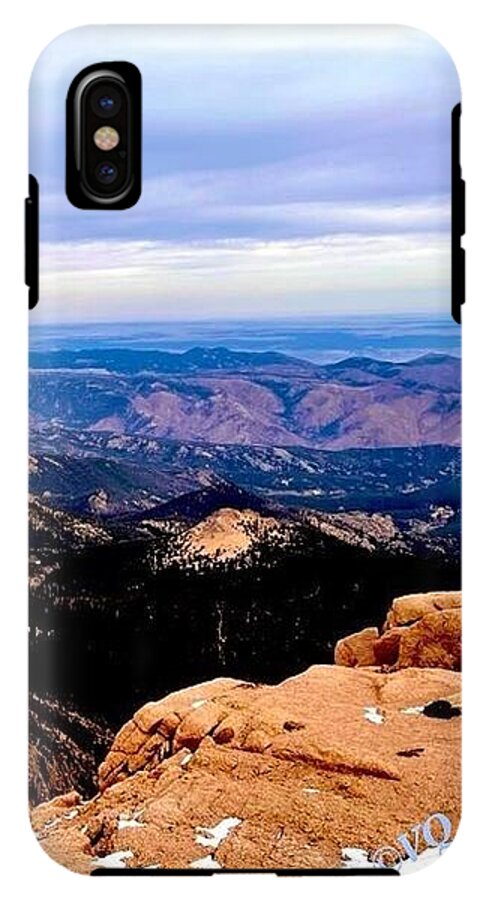 Majestic Mountain Panorama at Dawn - Phone Case