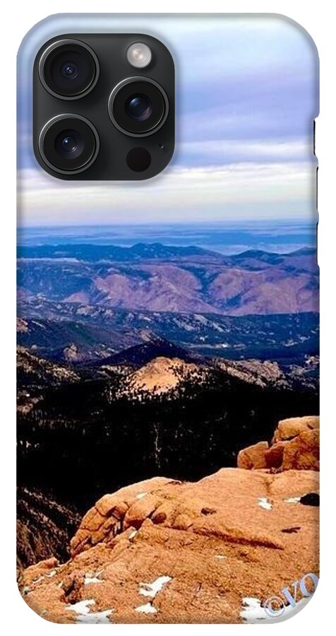 Majestic Mountain Panorama at Dawn - Phone Case