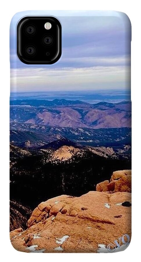 Majestic Mountain Panorama at Dawn - Phone Case