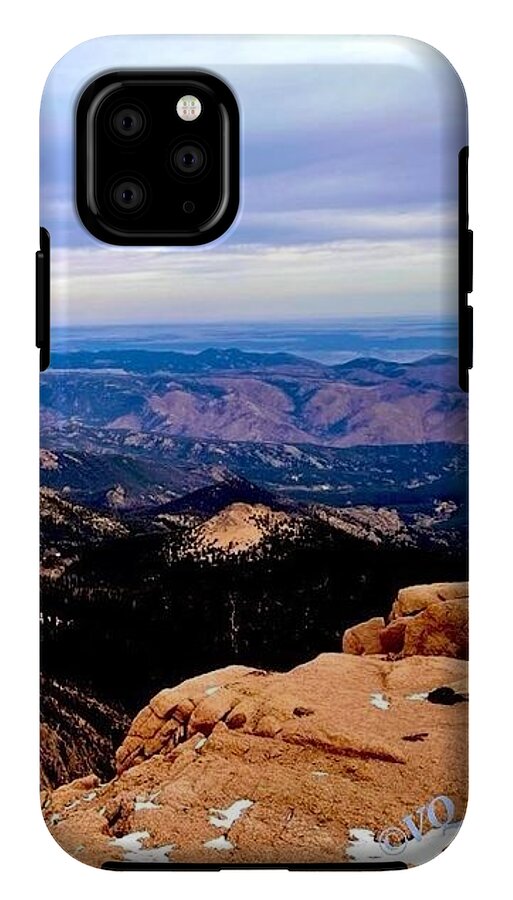 Majestic Mountain Panorama at Dawn - Phone Case