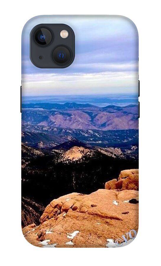Majestic Mountain Panorama at Dawn - Phone Case