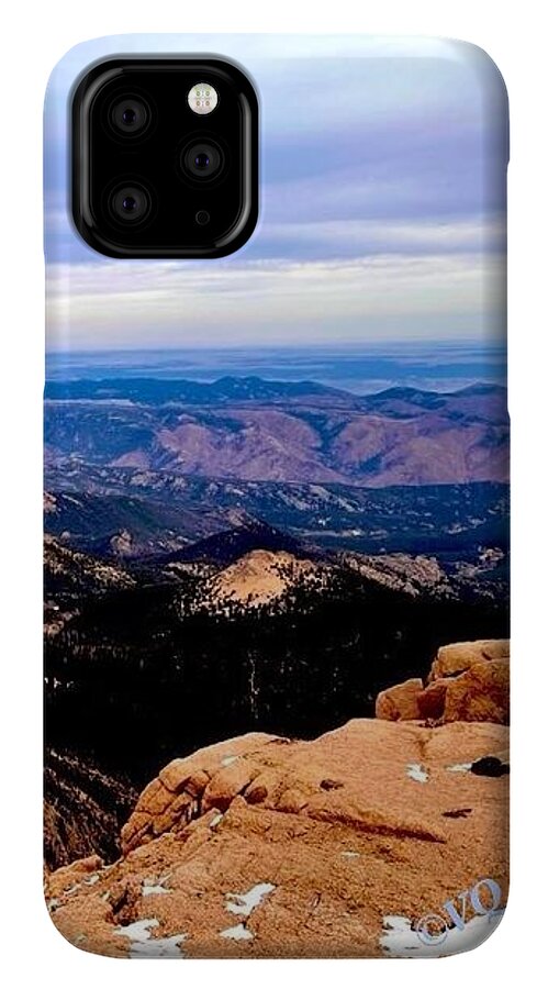Majestic Mountain Panorama at Dawn - Phone Case