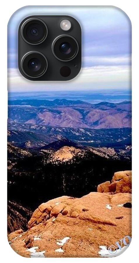 Majestic Mountain Panorama at Dawn - Phone Case