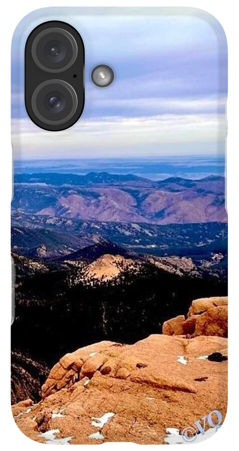Majestic Mountain Panorama at Dawn - Phone Case
