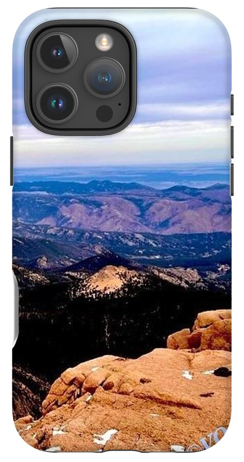 Majestic Mountain Panorama at Dawn - Phone Case