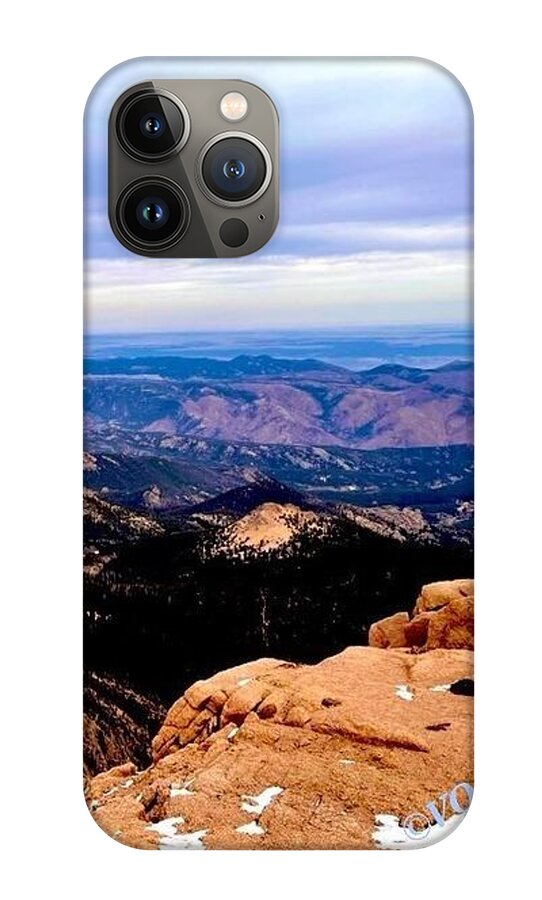 Majestic Mountain Panorama at Dawn - Phone Case