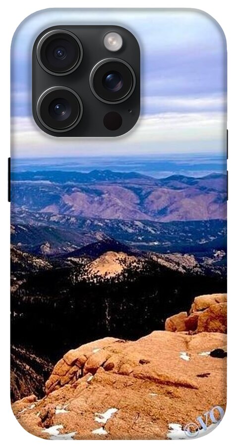 Majestic Mountain Panorama at Dawn - Phone Case