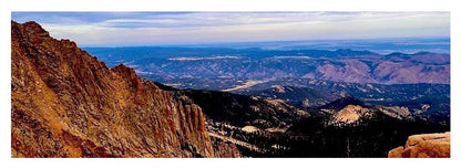 Majestic Mountain Panorama at Dawn - Yoga Mat
