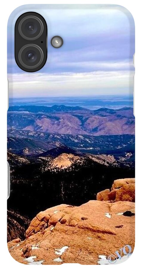 Majestic Mountain Panorama at Dawn - Phone Case