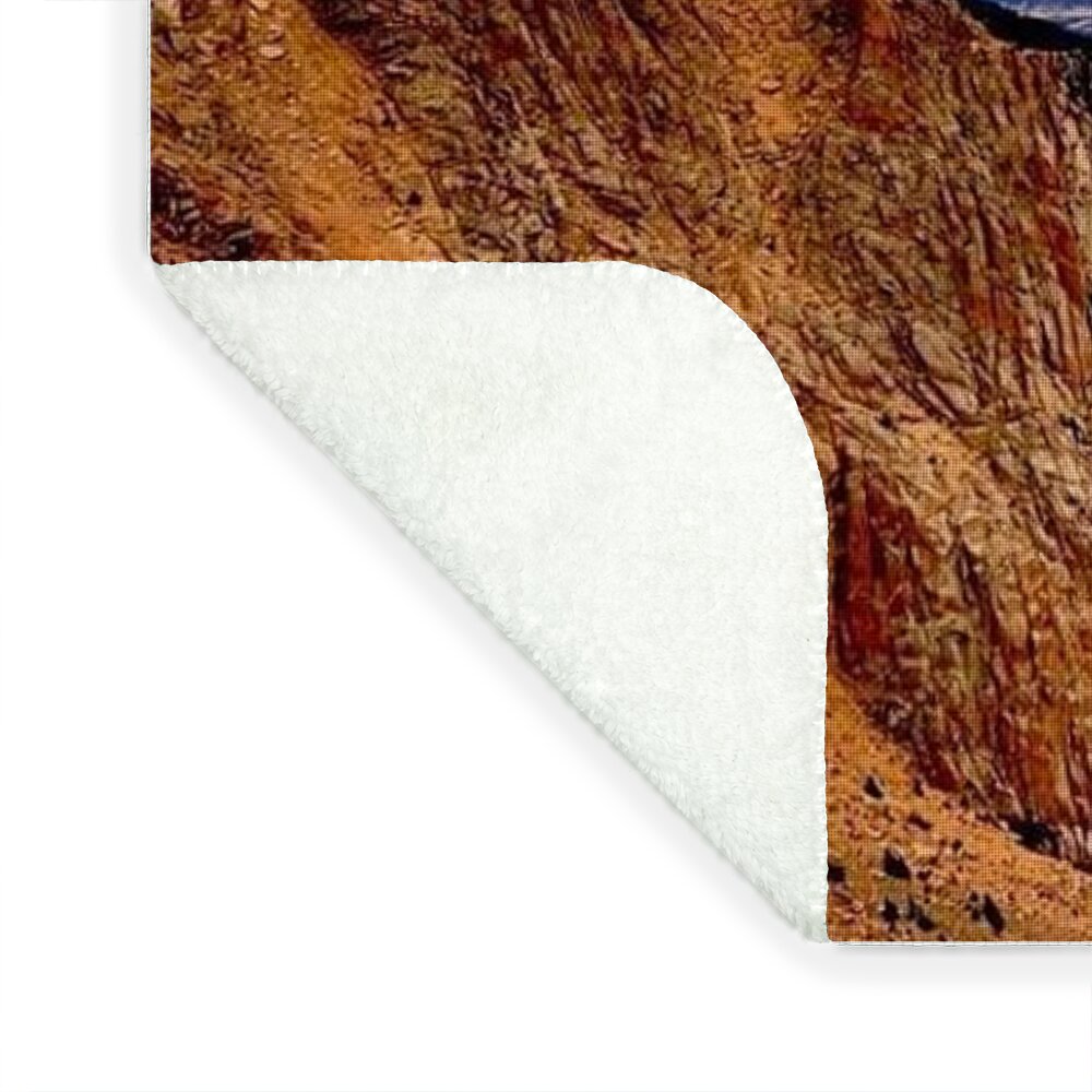 Majestic Mountain Panorama at Dawn - Blanket