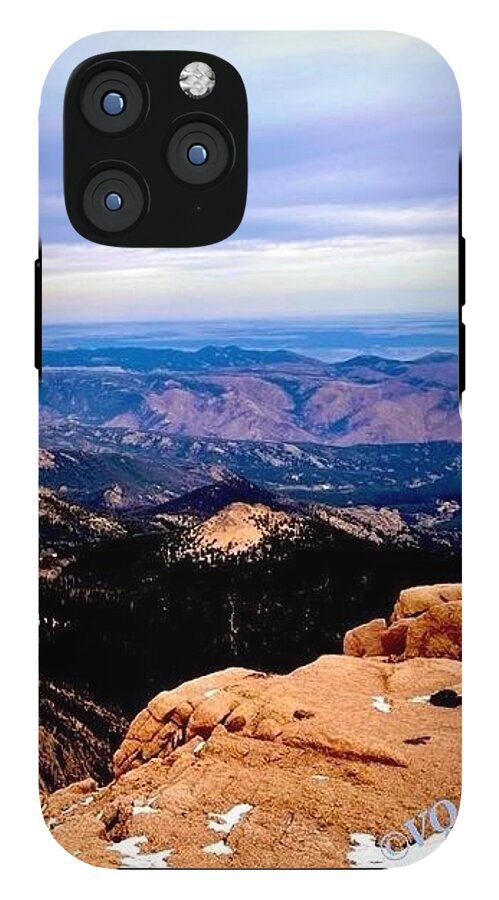 Majestic Mountain Panorama at Dawn - Phone Case