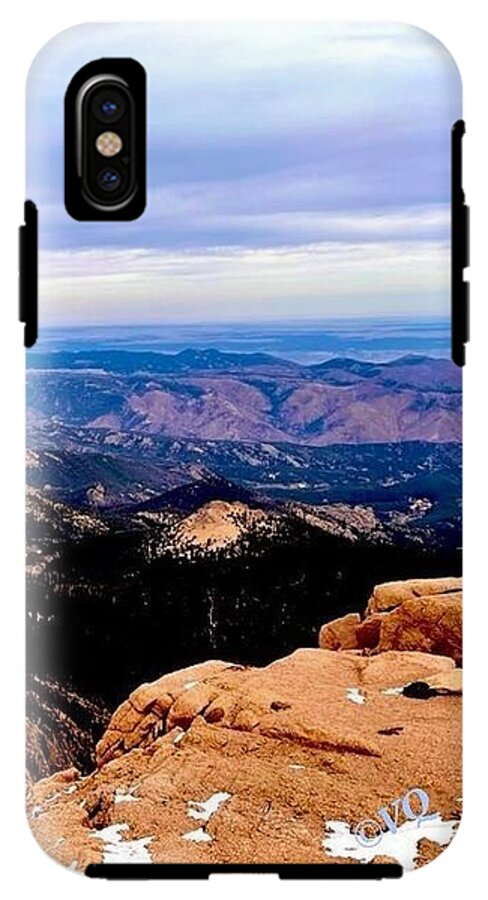 Majestic Mountain Panorama at Dawn - Phone Case
