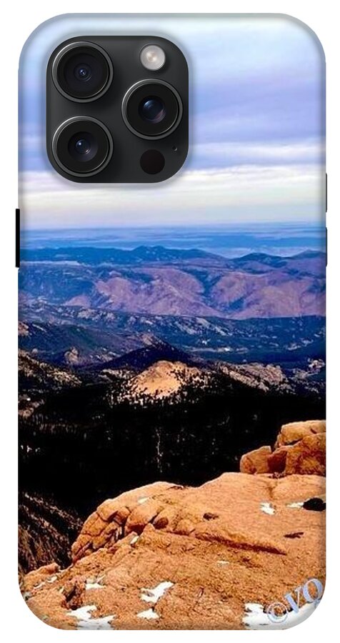 Majestic Mountain Panorama at Dawn - Phone Case