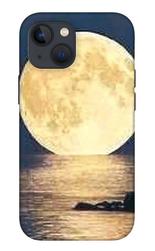 Moonrise Over Tranquil Waters - Phone Case