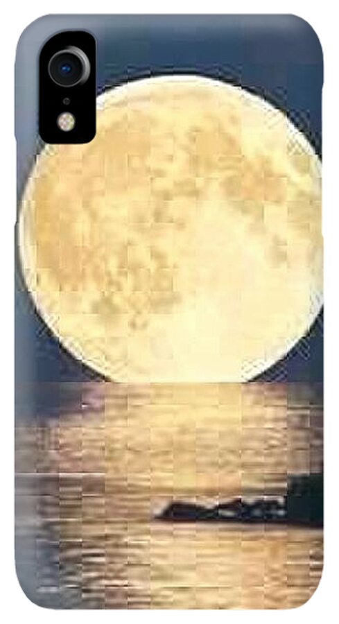 Moonrise Over Tranquil Waters - Phone Case