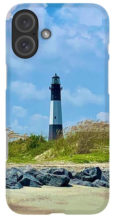 Serene Lighthouse by the Shoreline - Phone Case