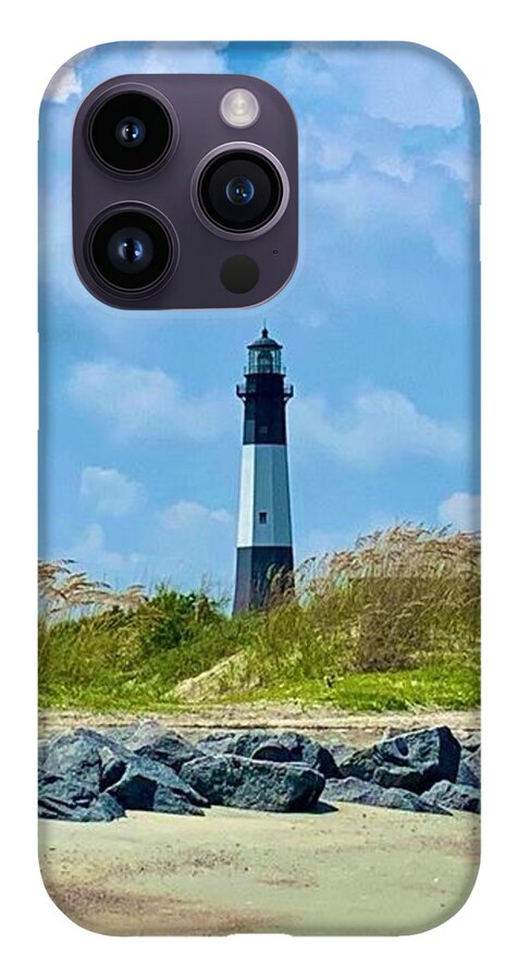 Serene Lighthouse by the Shoreline - Phone Case