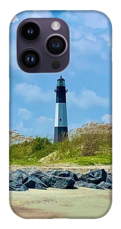 Serene Lighthouse by the Shoreline - Phone Case