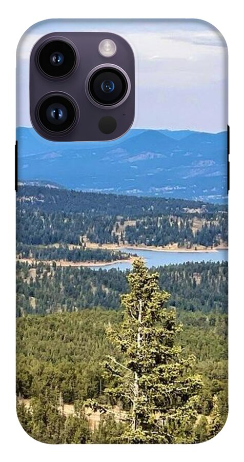 Serene Mountain Lake View - Phone Case