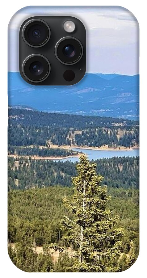Serene Mountain Lake View - Phone Case