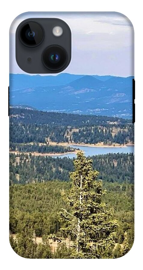 Serene Mountain Lake View - Phone Case