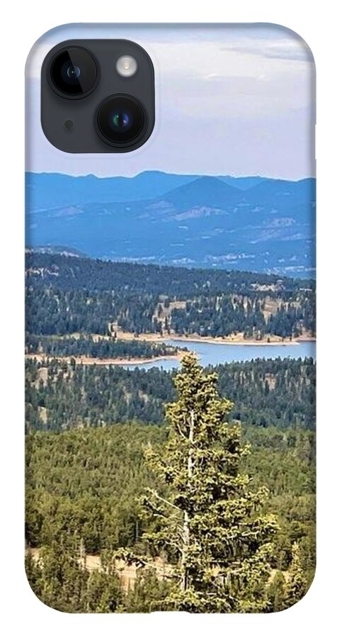 Serene Mountain Lake View - Phone Case
